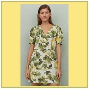 H&M Lemon Print Dress